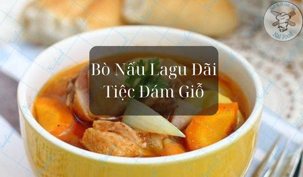 Bò nấu lagu ăn với bánh mì