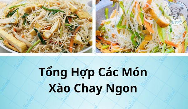 Bún xào chay