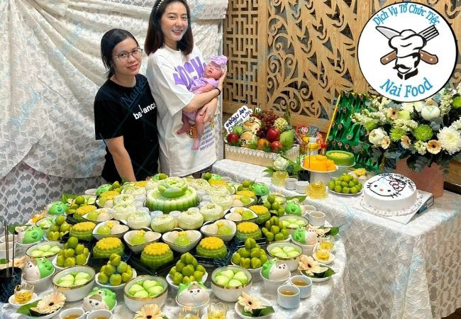 Dịch vụ đặt tiệc đầy tháng tại Naifood