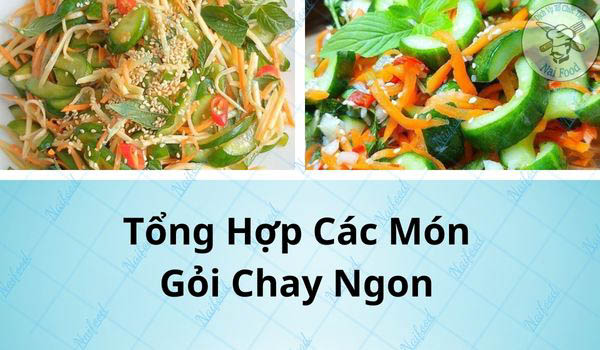 Gỏi dưa leo chay