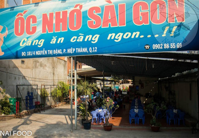 Quán ốc Nhớ Sài Gòn Quận 12