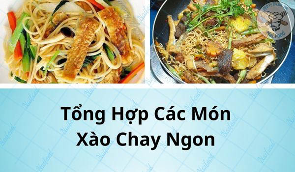 Mì xào chay