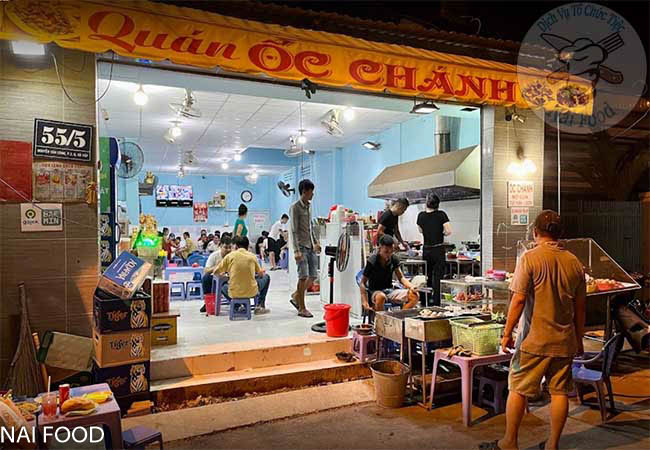 Quán Ốc Chánh - quán ốc ngon quận Gò Vấp