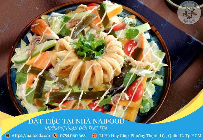 Salad Nhật đãi tiệc cưới sang trọng