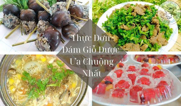 Thực đơn các món ăn đãi tiệc đám giỗ