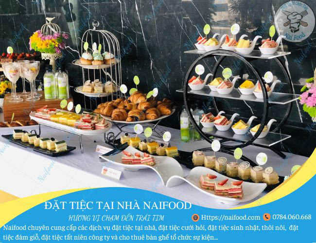 Thực đơn tiệc buffet ngọt NGON