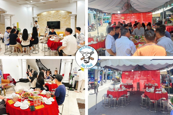 Dịch vụ đặt tiệc tại nhà Nhà Bè trọn gói của Naifood