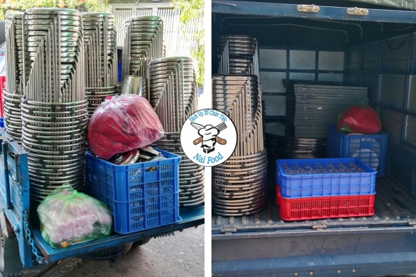 Miễn phí bàn ghế và dụng cụ ăn uống Miễn phí bàn ghế và dụng cụ ăn uống