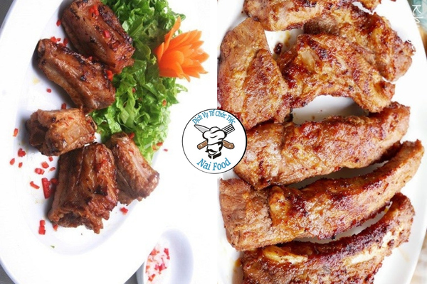Sườn non nướng muối ớt Sườn non nướng muối ớt