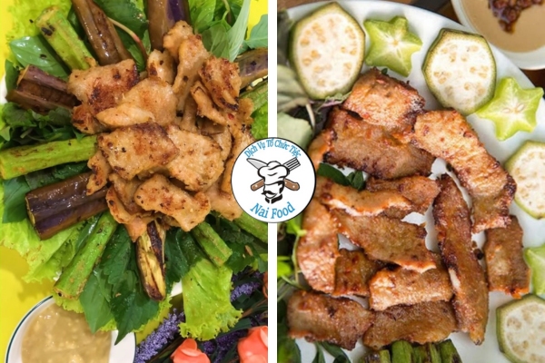 Vú dê nướng chao Vú dê nướng chao