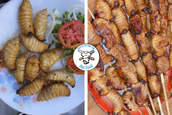 Đuông dừa nướng mắm. Đuông dừa nướng mắm.