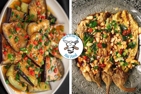 Cà tím nướng mỡ hành