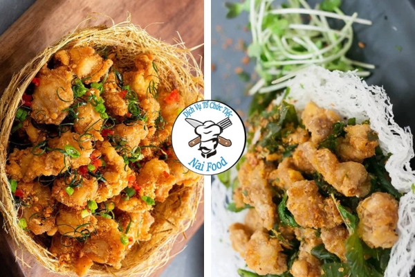 Sụn gà rang muối
