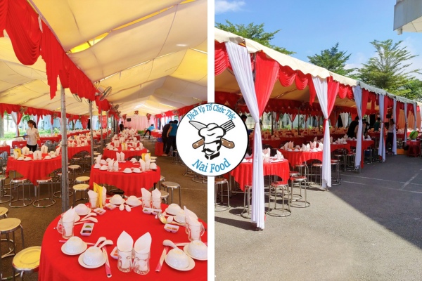 Dịch vụ tiệc cưới trọn gói ở Bình Dương của Naifood cung cấp