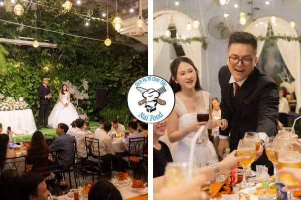 Quy trình nhận tổ chức tiệc báo hỷ tại Naifood.