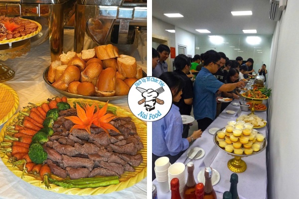 Naifood - Chuyên nhận tổ chức tiệc buffet tất niên cuối năm trọn gói.