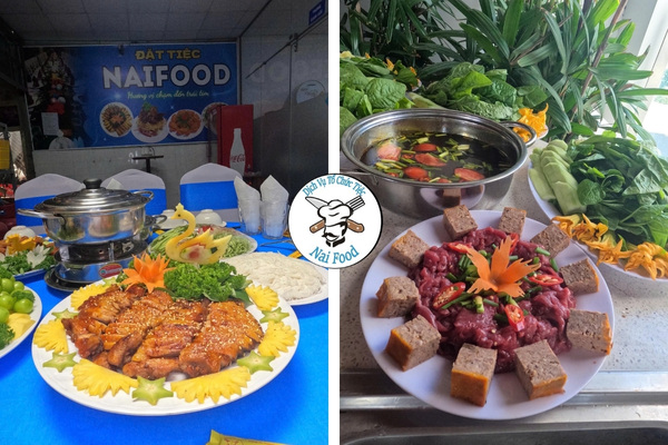 Dịch vụ đặt món ăn giao tận nhà của Naifood. Dịch vụ đặt món ăn giao tận nhà của Naifood.