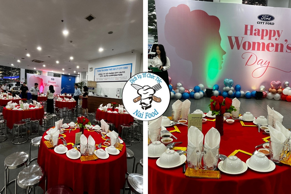 Giới thiệu dịch vụ tổ chức tiệc 8/3 trọn gói của Naifood