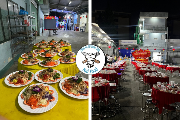 Quy trình nhận tiệc 8/3 của Naifood