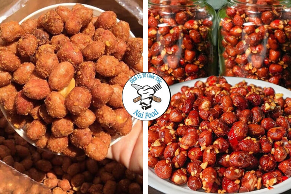 Đậu phộng rang tỏi ớt
