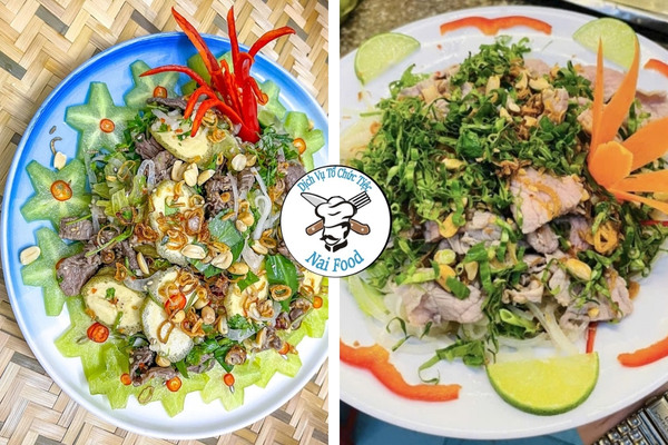 Gỏi bò bóp thấu.