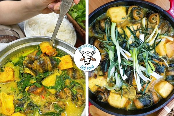 Lươn ôm chuối đậu