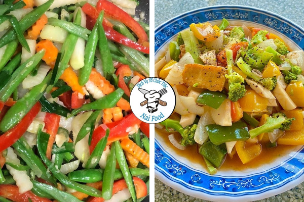 Rau củ xào chay