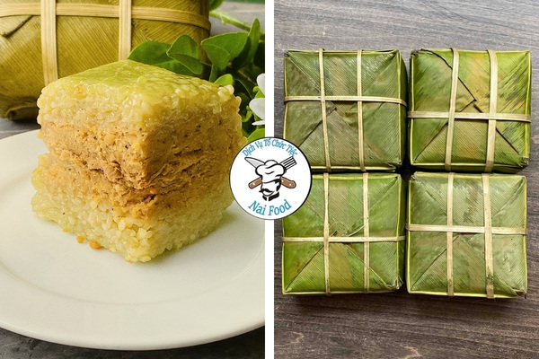 Bánh trưng chay.