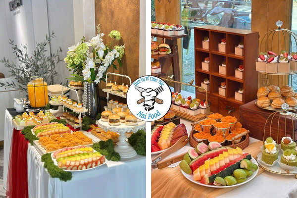 Các thực đơn tiệc buffet bánh ngọt được ưa thích.