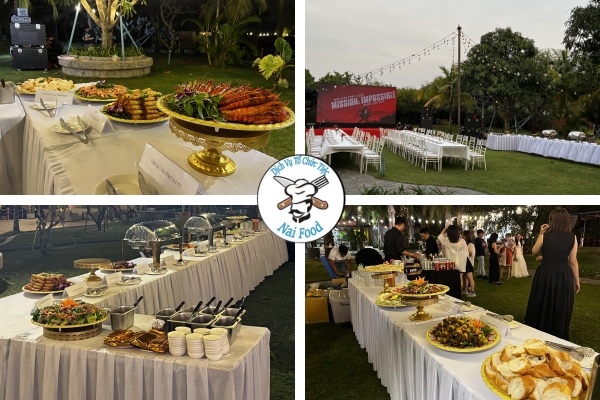 Kinh nghiệm tổ chức tiệc buffet ngoài trời