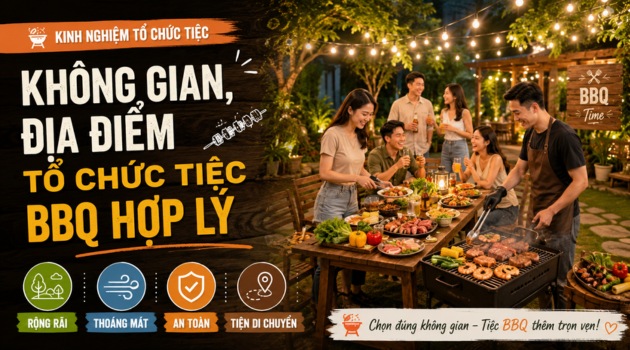 Lựa chọn địa điểm tổ chức BBQ ngoài trời lý tưởng
