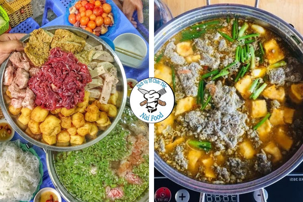 Lẩu riêu cua bắp bò