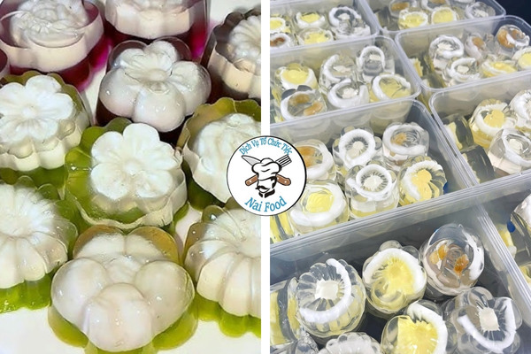 Tráng miệng rau cau dừa