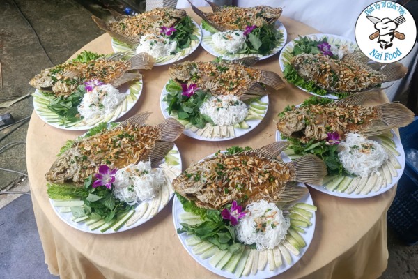 Cá tai tượng chiên xù