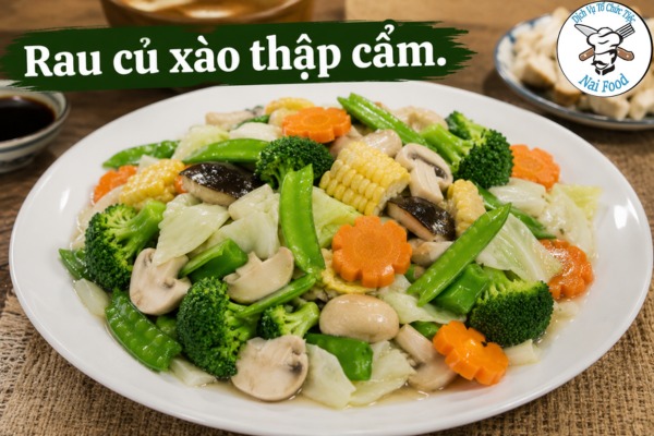 Rau củ xào thập cẩm.