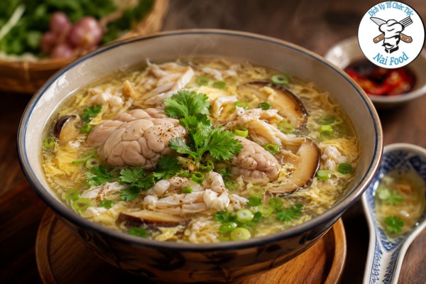Soup cua óc heo