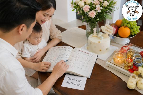 Cách tính ngày cúng thôi nôi cho bé.