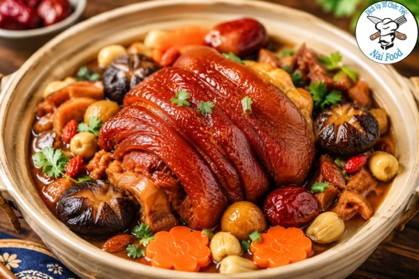 Chân giò hầm bát bữu