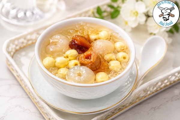 Chè nhãn nhục hạt sen.