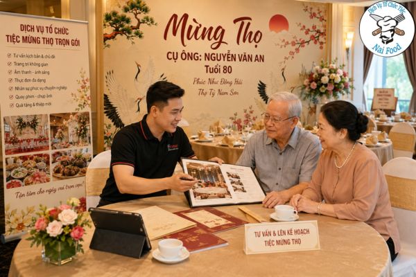 Chọn đơn vị tổ chức tiệc