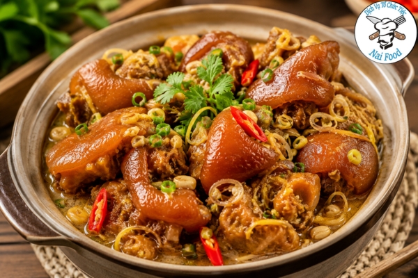 Giò heo giả cầy.