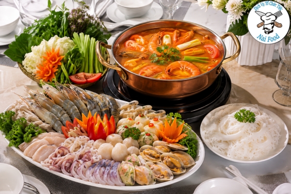 Lẩu hải sản.
