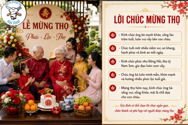 Lời chúc mừng thọ