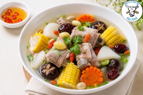 Sườn heo hầm ngũ quả