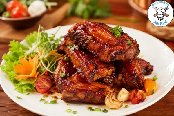 Sườn heo nướng sốt BBQ