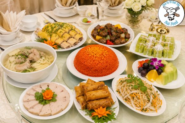 Thực đơn đám cưới miền Bắc ngon