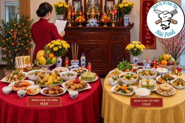 Tất niên nên cúng chay hay mặn?
