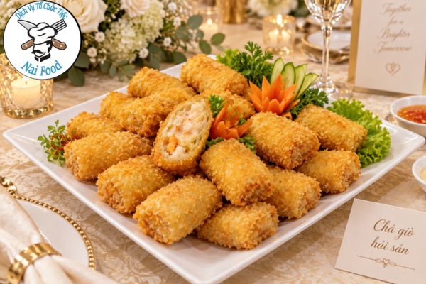 Chả giò hải sản.