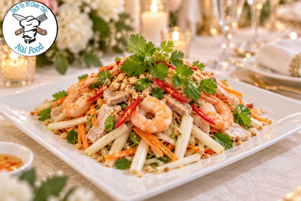 Gỏi bồn bồn tôm thịt