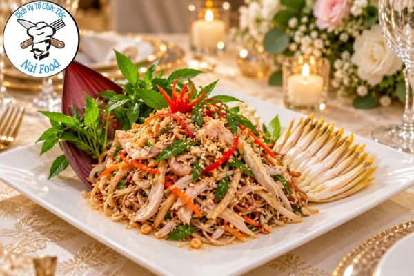 Gỏi hoa bắp chuối.